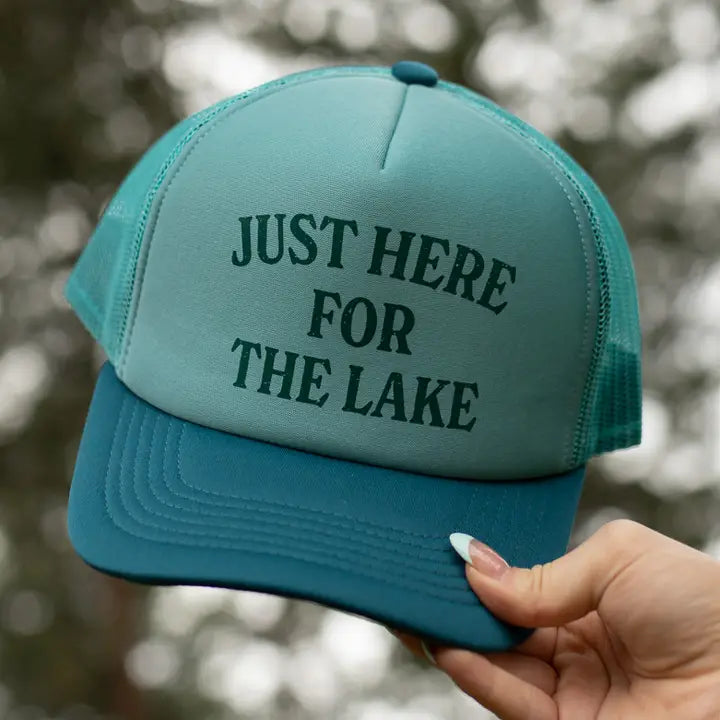 Just Here For The Lake Hat