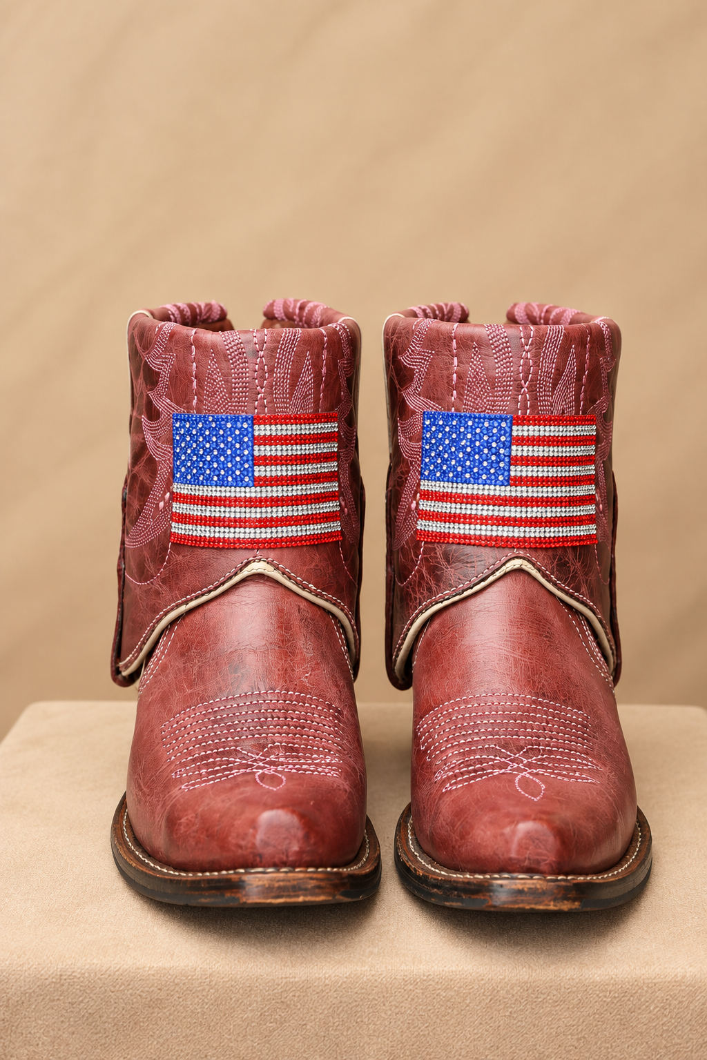 9 American Flag Canty Boots©