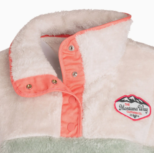 Fluffy Fleece Boxy Crop Pullover