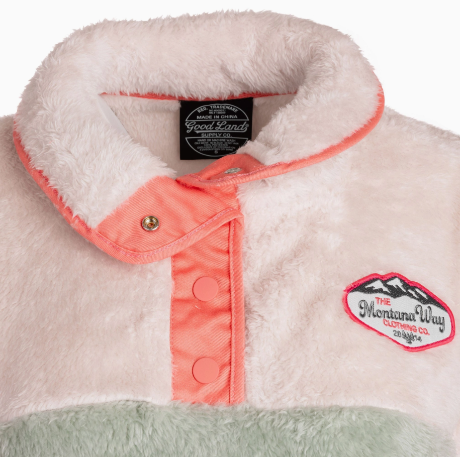 Fluffy Fleece Boxy Crop Pullover
