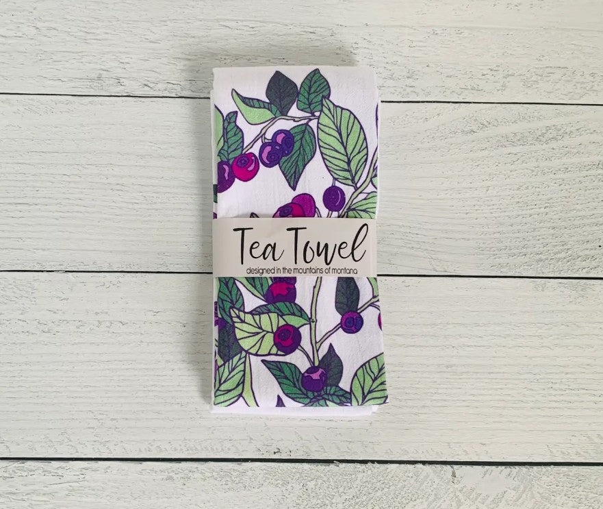 Huckleberry Tea Towel